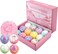 Bath Bombs Gift Set, 12pcs, with shea Butter, Natural sea Salt, Essential Oil SPA moisturizing Skin Care, Stress Relief, Christmas, Valentine's Day, Birthday Gift, is The Best Gift for Ladies