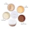 2 Pack PHOERA Setting Powder, Control Oil Brighten Skin Color Cover Blemish Face Setting Loose Powder。 (02 Cool Beige)
