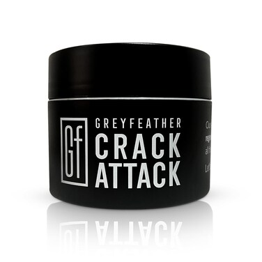 Greyfeather Crack Attack Hand Cream For Dry Cracked Hands Repair Cream For Skin Irritations Travel Size Foot Cream For Dry Cracked Heels Holiday Gift for Mother's Day Valentine's Day Christmas(4 Oz)