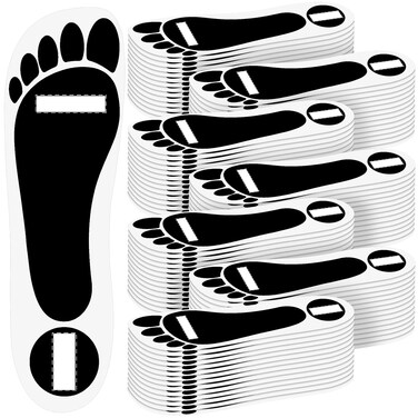 Nuenen 120 Pairs Spray Tan Feet Pads Protectors Disposable Adhesive Spray Tanning Pads Sticky for Sunless Spray Tanning Lasting Tent Protect Foot, 240 Feet