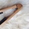 Double Sided Wood Clamp Hair Brush for Easy Straightening, Smoothing and Preventing Hair Damage, 22cm Length, ()