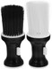 OSALADI 2pcs Barber Brush Neck Duster - Barber Accessories - Neck Duster - Fiber Bristles - Black