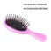 Toddler Detangler Purple Hair Brush Travel Detangling Brushes Women Valentines Day Best Gift Small For Baby Kids Pocket hairbrush Pro, for Curly Wet Dry Tangle Brus
