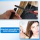 1 PCS Mini Quiff Roller Round Brush for Blow Drying Short Hair Small Portable Curly Teasing Combs Tiny Travel Bangs Brush Nylon Bristles Hairbrush for Women Men Fine Hair Styling Beard Lifting