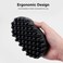 Hair Brush, Curling Twisted Hair Brush Afro Braid Dreadlocks Comb Styling Tool, Washable Rubber Brush, for Home and Salon Use