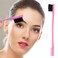 5Pcs Slick Back Brush Set with Topsy Tail Tool, Teasing Bristle, Rat Comb for Women &amp; Girls Hair Styling, Flyaways Control and Edge Combing - Pink