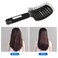 2 Pc Curved Vented Hair Brushes for Women, Eyxformula Anti Frizz Hair Detangling Brush for Long Thick Curly Hair, Paddle Blow Fast Drying Hair Detangler Wet Hair Brush Styling Tool