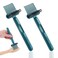 2Pcs 2-in-1 Hair Brush Cleaner &amp; Remover Tool Brush Cleaning Tool Comb Cleaner Effective Hairbrush Cleaner Hair Brush Remover Rake for Man Woman Home Travel Salon Removing Hair Dust