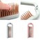 2Pcs Folding Hair Brush Hair Comb Portable Mini Massage Hair Brush Anti-Static Anti-knot for Women &amp; Girls Size for Handbag (dark)