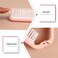2Pcs Folding Hair Brush Hair Comb Portable Mini Massage Hair Brush Anti-Static Anti-knot for Women &amp; Girls Size for Handbag (light)