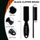 NICEMOVIC Barber Clipper Cleaning Brushes, 20 Pcs Plastic Handle Nylon Bristles, Multifunctional Cleaning Supplies for Hair Salon, Home and Travel Use (Black)