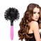 3D Round Hair Brushes for Women - Blow Drying, Detangling 360-Degree Styling Brush for Thick Curly Hair