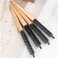 3pcs Small Round Hair Styling Brush,Hair Brush Mini Round Wood Brush,Roller Quiff Brush for Hair Styling,Nylon Bristles Hair Brushes for Blow Drying, Salon Hairdressing Brushes for Curly Hair Styling