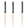 3pcs Small Round Hair Styling Brush,Hair Brush Mini Round Wood Brush,Roller Quiff Brush for Hair Styling,Nylon Bristles Hair Brushes for Blow Drying, Salon Hairdressing Brushes for Curly Hair Styling