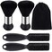 2 Sets Barber Neck Duster Brush, Professional Barber Accessories Cleaning Supplies, Duster Nylon Brush Cleaners Hair Cutting Styling Tool