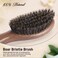 BESTOOL Hair Brush,Natural Walnut Wood &amp; Boar Bristle Hair Brushes for Women Men and Kids to Enhance Shine and Texture,Slick Back Hairbrush for Thin,Fine and Medium Hair