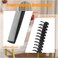 12 PCS Travel Foldable Brush Comb, Plastic Folding Hair Comb, Double Headed Hair Brush Hairdressing Tools for Men Women (Black)