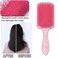 Cute Hair Brush for Women &amp; Girls, Glide Through Tangles with Ease for Thick Curly Thin Long Short Dry &amp; Wet Hair (Pink)