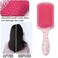 Cute Hair Brush for Women &amp; Girls, Glide Through Tangles with Ease for Thick Curly Thin Long Short Dry &amp; Wet Hair (Pink)