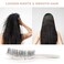 AIMIKE Bio-Friendly Vented Hair Brush with Flex Soft Bristles - No-Pull Detangler for Curly, Straight, Wet &amp; Dry Hair, Oatmeal, 1pcs