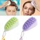 Scalp Exfoliator Brush for Dandruff Removal, Scalp Massager for Hair Growth, Wet Dry Hair Brush for Soft Silicone Scalp Care, Suitable for Men &amp; Women (2pcs Green+Purple)