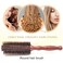 Round Hair Brush-2.2 Inch, Wooden Handle, Professional Styling Barrel Brush with Natural Bristles,Suitable For Drying Curly Hair, Straightening, And Shaping Hair Image