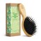 Natural Boar Bristle Hair Brush mini size, portable, easy carry for Women, Men, Kids; Dry and Wet Detangling Hair Brush Gently Enhances Shine, for Fine and Straight, Thick and Curly Hair