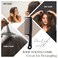 Premium Boar Bristle Hair Brush - Wide Comb Detangling Styling Smoothing Drying Wet Dry Thick Fine Thin Sleek Curly Long Slick Back Frizz Hair, Men Women, Wooden Soft Pin Bristles Paddle Hairbrush Set