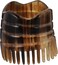 Healifty Massage Tool Hair Scalp Massager Natural Bull Horn Detangling Brush Fine Teeth Massager Exfoliating Shampoo Brush Scalp Scrub Shower Scratcher Comb Scalp Massage Comb