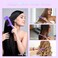 DUAIU Hair Brush Set, 12PCS Hair Brushes and Hair Combs for Women, Vented Deangler Brush Slick Back Brush Wide Tooth Comb Spray Bottles Hair Styling Tools (PURPLE)