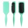 Curl Defining Brush Candybrush Premium Boar Bristle Curly Hair Brush Shaping and Defining Curls with Ease Perfect for Women and Men (Green)