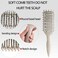 Curl Defining Brush,2024 Curly Hair Brush,Vented Hair Brush for Detangling, Shaping and Defining Curls For Women and Men Less Pulling (Beige)