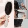 Curly Defining Brush, Curly Hair Styling Brushes Detangler Soft Bristle Hair Brush 1-Pack (Beige)