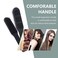Clamp Hair Brush Double Sided Brush Straightening Detangler Comb,Smoothing Nylon Bristle Straightener Detangler Splint Comb,Hair Styling for Straightening Knotty Unkempt Hair