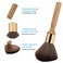 Barber Brush Soft Neck Duster Barber Accessories with Wooden Handle Cutting Professional and Home Use