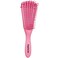 Detangling Brush for Natural, Curly, Afro 3a to 4c Hair - Suitable for Kinky, Wavy, Coily, Wet, Dry, Oily, Thick or Long Hair (Pink)
