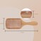 Natural Wood Bamboo Hair Brush for HairGrowth &amp; Shine - Detangling Paddle Brush with Air Cushion, Scalp Massager for Women, Men, Kids &amp; All Hair Types