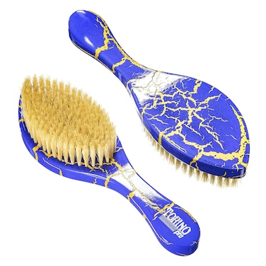Torino Pro Curve Wave brush #131- Soft 100% boar bristle Curved 360 Wave Brush - Great for laying down 360 waves and use before using wave cap or durag - Luxury waves brush for men 360