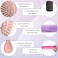 28 Pieces Mini Hair Brush, Detangling Hair Combs Set, Include 14 Travel Mini Brush for Hair 14 Fine Wide Hair Combs Wet Dry Hair for Girls Women Boys Men