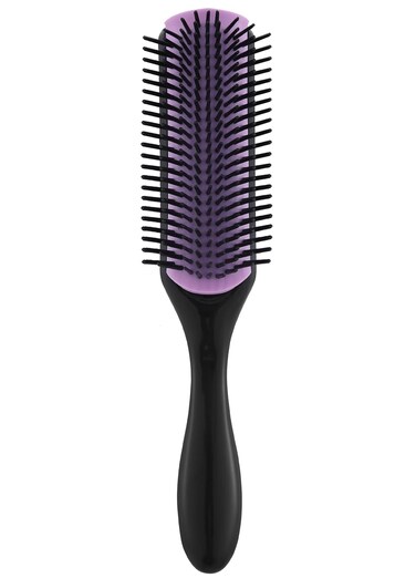 Hair Brush for Women Men Curly Wet or Dry Hair Classic Detangling Brushes 9 Row for Natural Thick Hair, Blow Styling Separating, Shaping Defining Curls Tools Travel Bristle Hairbrush