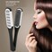 Clamp Double Sided Brush, Double Brushes Comb Clamp Hair Brush Hair Straightening Comb DIY Salon Hairdressing Hair Straightener Anti-static Dual Brush Comb for Home and Salon Hair Styling Use