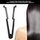 Clamp Double Sided Brush, Double Brushes Comb Clamp Hair Brush Hair Straightening Comb DIY Salon Hairdressing Hair Straightener Anti-static Dual Brush Comb for Home and Salon Hair Styling Use