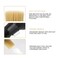 Neck Duster, Soft Barber Powder Brush Haircutting Cleaning Brush Hairbrush Neck Duster with Powder Dispenser for Neckline and Ears After Haircut(Black)