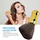 Hair Cut Neck Duster Barber Neck Hair Duster Brush, Barbershop Hair Sweeping Cleaning Brush for Face Neck, Soft Thick Nylon Hair Debris Dusting Brush Make up Brush with Gold Handle