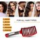 Detangling Brush, Curved and Vented for Wet or Dry Detangling Hair Brush for Men, Women &amp; Kids&rsquo; Long, Thick, Thin, Curly &amp; Tangled Hair (Colorful)