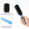 VOCOSTE Hair Brush, 9 Row Styling Brush for Women, Detangling Brush Travel Wet Hair Brush, for Curly Straight Wavy Hair, Barber Brush Tools, Blue Black