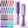 96 Pcs Bulk Hair Brush Combs for Homeless Individually Wrapped Hair Brush and Comb Set Detangling Hairbrush for Women Hotel Nursing Charity(Multicolor)