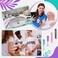 72 Pcs Bulk Hair Brushes Combs Set for Homeless Individually Wrapped Hairbrushes Bulk Curly Thick Long Smoothing Detangling Hairbrushes for Women Hotel Homeless Nursing Charity (Multicolor)