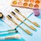 Geiserailie 3 Pieces Hair Edge Brushes 2-in-1 Edge Mustache Hair Brush Comb Gentle Control Wood Eyebrow Tool