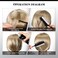 2 Pcs Black Smoothing and Sectioning Brush Set - Double-Sided Comb for Edge Teasing, Parting, and Ballroom Dancing Hairstyling